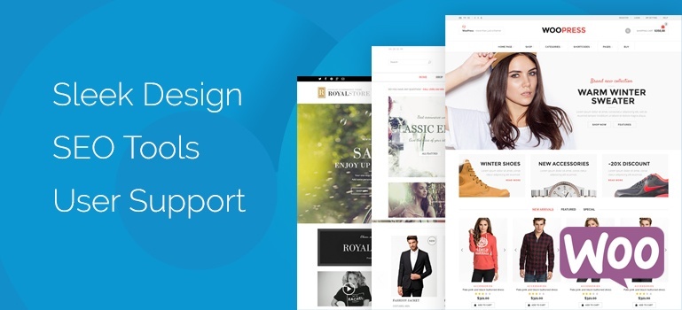 Smart Woocommerce Themes: Sleek Design, SEO Tools and User Support