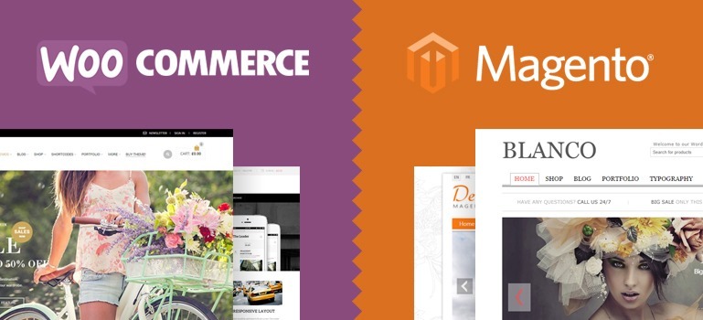 Woocommerce vs. Magento Themes for an eCommerce Website