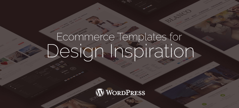 E-commerce Templates for Design Inspiration in WordPress