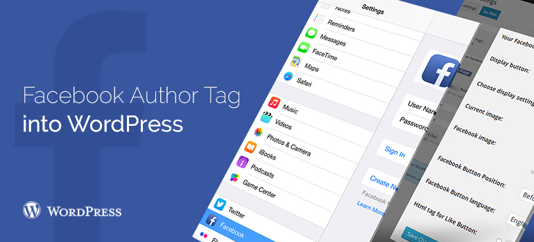 How to Add Facebook Author Tag into WordPress
