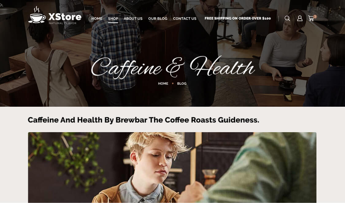 Coffee Store – WordPress WooCommerce Theme 05
