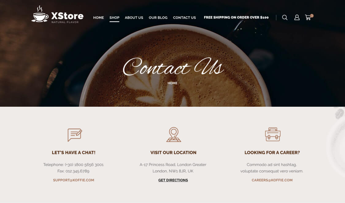 Coffee Store – WordPress WooCommerce Theme 06