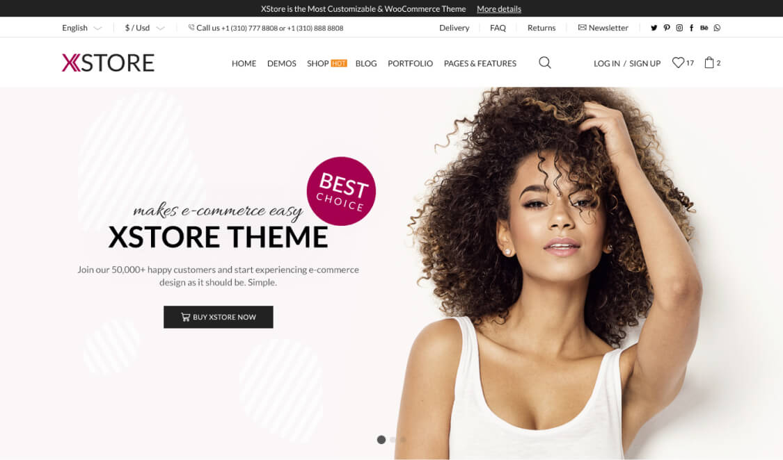 Classic Fashion Store – WordPress WooCommerce Theme 01