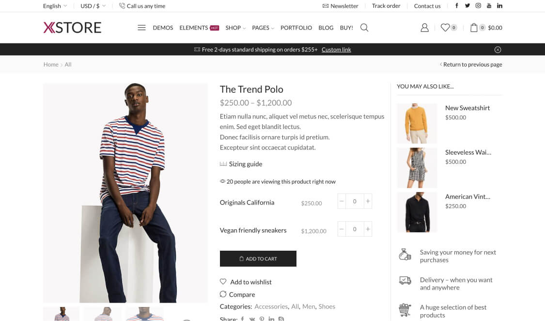 Classic Fashion Store – WordPress WooCommerce Theme 04