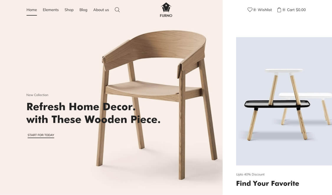 Home Decor Store – WordPress WooCommerce Theme 01