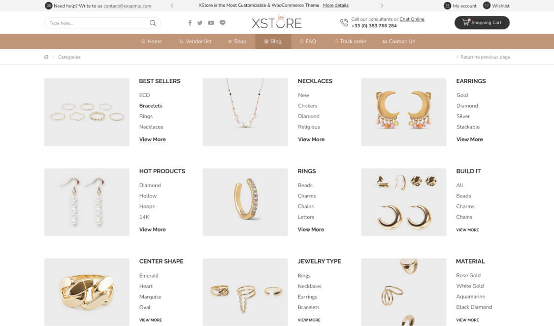 Jewellery Niche Market – Multivendor WP WooCommerce Theme 02