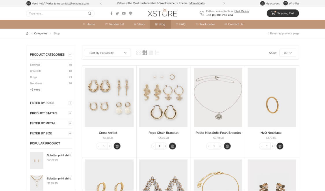 Jewellery Niche Market – Multivendor WP WooCommerce Theme 03